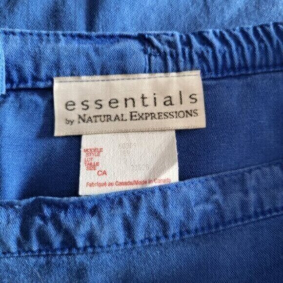 Vintage Denim Jean Blue Maxi Skirt Sz 10 - Picture 14 of 14